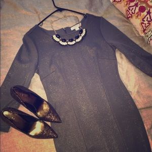 Grey Shimmer Dress
